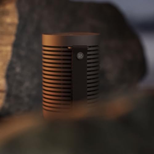 Image of Bang & Olufsen Beosound Explore - Wireless Portable Outdoor Bluetooth Speaker, IP 67 Dustproof and Waterproof, Chestnut
