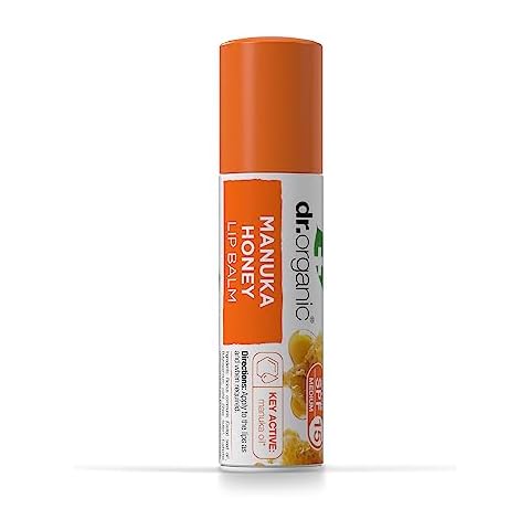 Dr Organic Manuka Honey Lip Balm with SPF 15 Cover
