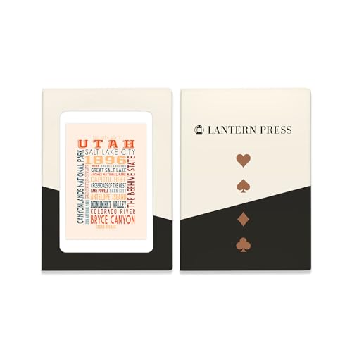 Lantern Press Utah, 52 Naipes Póker para Adultos miniatura 4