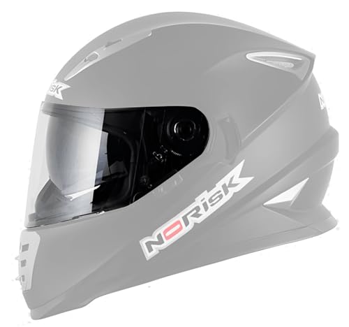 Viseira Polivisor Compativel Norisk FF302 Soul Texx Wing Espelhada anti-risco UV Cristal Transparent