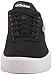 adidas Women's Court Platform Skate Shoe, Black/White/Black, 6