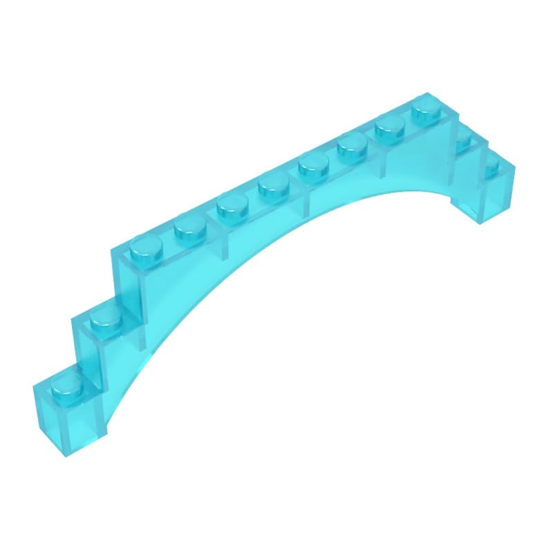 XYEIUGO 18838 Brick Arch 1x12x3 Raised Arch with 5 Cross Supports, 10 PCS