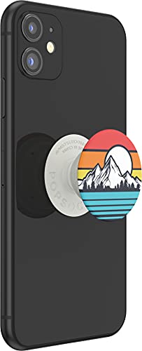 Image of ​​​​PopSockets Phone Grip with Expanding Kickstand, Adhesive Grip - Sunset Peaks