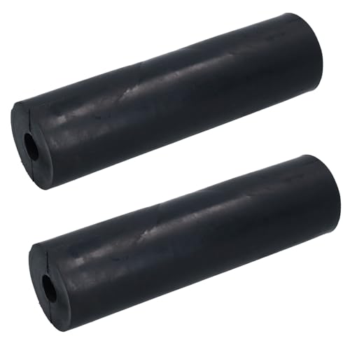 AB Tools Lot de 2 rouleaux latéraux parallèles en caoutchouc pour bateau/jetski/remorque, 202 mm, alésage 16 mm