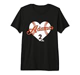 Baseball Heart Willy Adames San Francisco Baseball MLBPA Premium Tri-blend T-Shirt