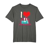 Outdoor-Mann Camp Autocaravana Camper I Love Camping Van Camiseta
