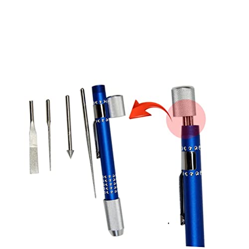 DOITOOL 1Pack Professional Jewelry Tool Set Long Point Short Needle Umbrella Reamer Polishing Supplies for Jewelry Making Crafting and Hole Expansion Lightweight and Durable