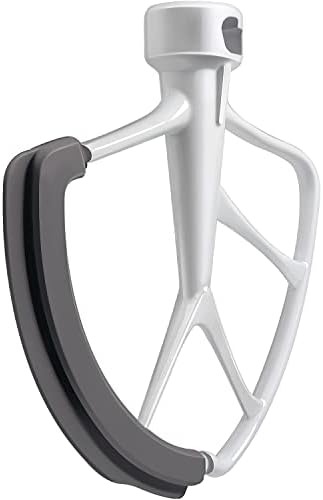 KITCHPOWER 6 Quart Flex Edge Beater for KitchenAid Bowl-Lift Stand Mixers, Kitchenaid Paddle Attachment Mixer Accessory