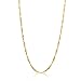 Produktbild Orovi Damen Halskette 14 Karat (585) GelbGold Singapurkette Goldkette 1,2 mm breit 45cm lange