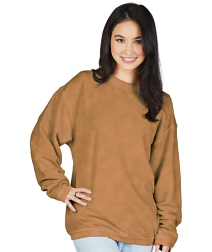 Image of Charles River Apparel Unisex Camden Crew Neck Sweatshirt, Men's & Women's Relaxed Pullove