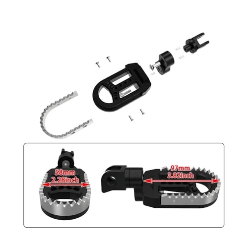 Cale-pieds moto antidérapants pour CRF1100L et MSX125
