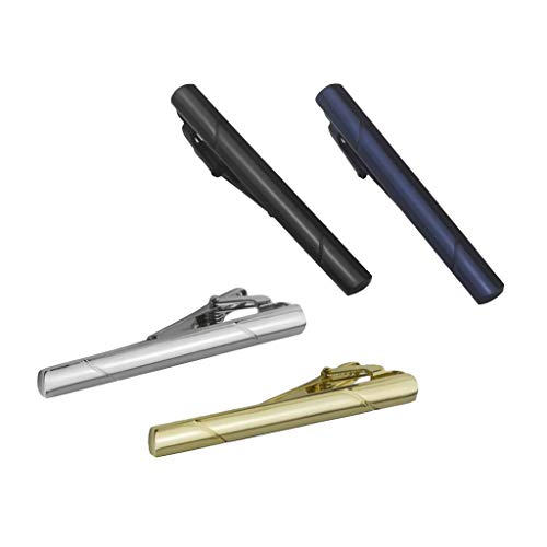 4pcs Prendedor de Gravata de Fechamento de Pino de Metal Padrão