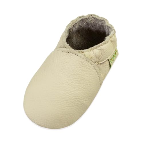 SAYOYO Weicher Leder Lauflernschuhe Krabbelschuhe Babyhausschuhe...