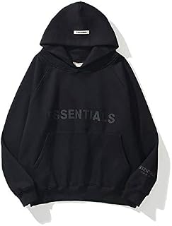 N-B SZRZM Fashion Fear Of Essentials Letter Fleece Sweatshirt Hoodie For Men And Women