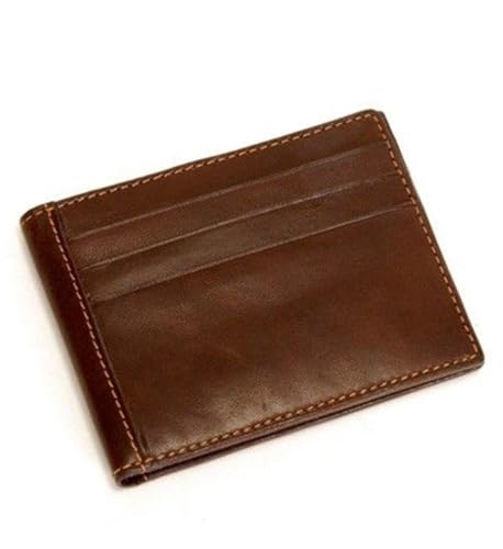 Tony Perotti Mens Italian Cow Leather Front Pocket Bifold Credit Card Wallet in Brown4