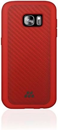 Evutec Cell Phone Case for Samsung Galaxy S7 - Retail Packaging - Lorica (RED/Orange)