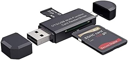 Juliyeh Micro USB OTG USB 2.0 Card Reader Adapter SD/Micro SD Memory Card Reader Standard Connector for Smartphones Tablets with OTG Function for SDXC SDHC MMC RS-MMC Micro SDXC Micro SDHC UHS-I
