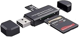 Juliyeh Micro USB OTG USB 2.0 Card Reader Adapter SD/Micro SD Memory Card Reader Standard Connector for Smartphones Tablets with OTG Function for SDXC SDHC MMC RS-MMC Micro SDXC Micro SDHC UHS-I