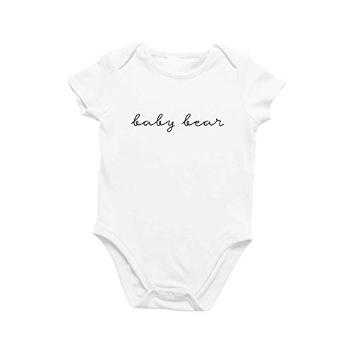 Printique Organic GOTS Certified Baby Onesie Unisex Bodysuit 0-18 months - Cute Animal Quotes