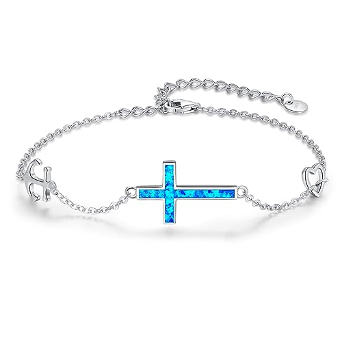 Image of Dragonfly Bracelet 925 Sterling Silver Butterfly Bracelet Adjustable Celtic Moon Bracelet Irish Celtic Jewelry Gifts for Women
