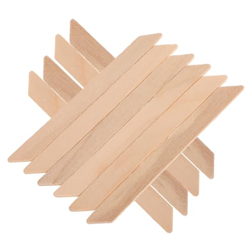 TOVINANNA Hair Removal Sticks 10pcs Wooden Wax Applicators for Facial Body Waxing Precision Designed for Easy Application