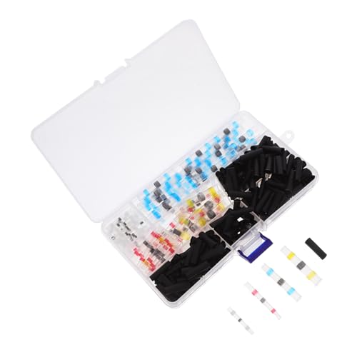 Cabilock 300pièces Connecteurs à Souder Thermorétractables Bout à Bout Kit De Connecteurs De Fils Pour Câblage Automobile Et Marin Bornes Électriques