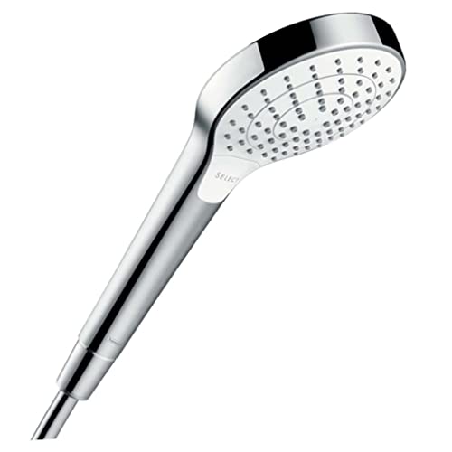 hansgrohe Croma Select S - Duschkopf, Handbrause mit 3 Strahlarten, runde...
