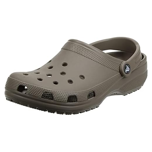 Crocs 10001-200 - Zuecos para hombre, color marron, talla 37.5