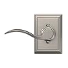 SCHLAGE Accent Lever with Addison Trim Non-Turning Lock in Satin Nickel - Left Handed - F170 ACC 619 ADDLH - 568374 #3