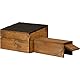 dobar® Igelhaus Bausatz - Igelhütte mit langem Eingang katzensicher - Igelhöhle Rattenklappe - Igelschlafhaus mit Bitumendach - Abnehmbares Dach - 74,5 x 29 x 24 cm - Braun