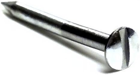 Pinewood Pro Official Pine Derby Bent Axle | 1.5 Degree Bend with Convenient, Easy Turn Screw Driver Slot for Derby Cars | Polished, de-burred and pre-Bent Steering axle