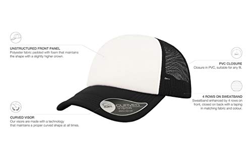 Gorra de béisbol de media malla estilo snapback con pulpo divertido 3