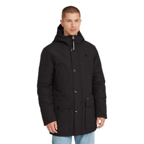 G-Star Herren Vodan Padded Hooded Parka, Schwarz (dk black D26402-D908-6484), XS – Ansicht 1