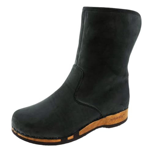 Botte mi-mollet Woody Femme Ulli noir 41 d'une qualité d'exception