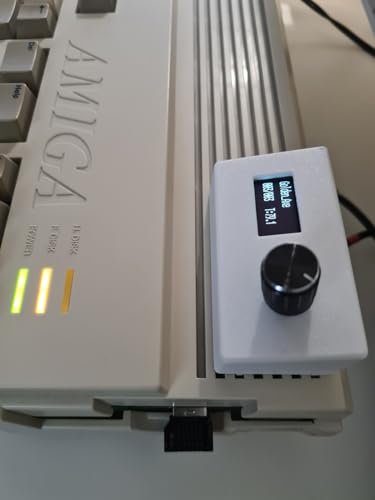 Image of Floppy Drive Emulator For Amiga 1200 Like Gotek Complete Kit with Large OLED, Bracket and Control Panel