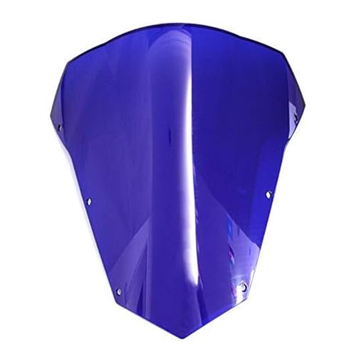 Pare-brise double bulle bleu pour moto FZ6 2003-2008