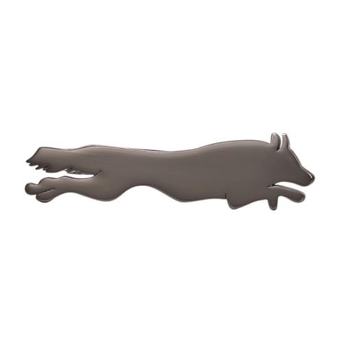 Clips de corbata de lobo gris Yoursfs pisacorbatas de negocios para regalo de aniversario