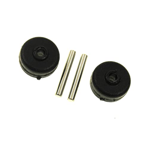 Lot de 2 roulettes + axe Aspirateur SS-2230002458 ROWENTA