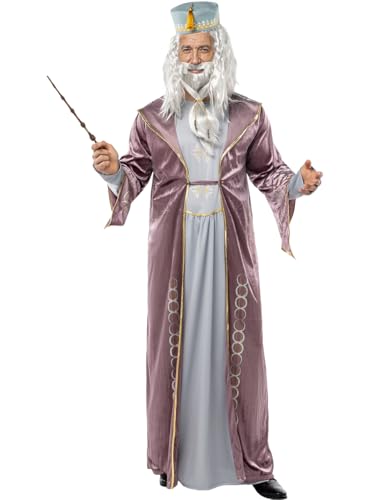 Funidelia | Disfraz de Dumbledore Harry Potter para hombre Películas & Series & Magos - Disfraz para adultos y divertidos accesorios para Fiestas, Carnaval y Halloween - Talla L - XL