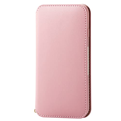 エレコム(ELECOM) iPhone SE (第2世代/第3世代) / 8 / 7 用 ケース 手帳型 レザー 耐衝撃 NEUTZ ピンク PM-A22SPLFY2PN