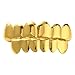 Hip Hop Mouth Grillzs for Men and Women Removable Top and Bottom Tooth Caps Unisex Dentals Accessory Fashion Jewelry Dentals
