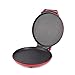 Courant Precision Non-Stick Pizza Maker Machine For Home, Calzone Maker, Pizza oven in Red