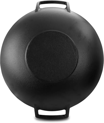Wok de Hierro Fundido 14 Pulgadas con Tapa miniatura 4