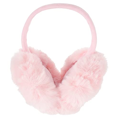 WRITWAA Warm Ear Muffs for Women Winter Headband Plush Faux Fur Protective Earmuffs for Cold