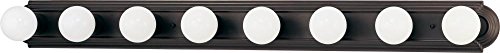 Image of Nuvo Lighting 60 /1287 Eight Light Racetrack Vanity