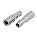 Aexit 1/2-inch Square Hand Operated Tools Drive 11mm 6 Point Hex Socket Cr-V Impact Adapter 2pcs Model:58as143qo118