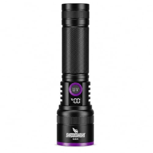 Shadowhawk 365nm UV Flashlight with Filter Lens...