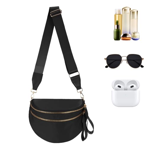 Sac à bandoulière nylon femme spacieux taille L pour ranger vos affaires