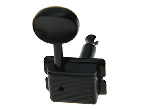 Dopro Black Split Shaft Vintage Guitar Tuning Keys Pegs Guitar Tuners Machine Heads for Strat Tele, 6 Inline Righ Handed - Image 3