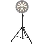 Dart Board Stand, Professional Portable Tripod DartBoard Stand for Dartboard & Electronic Dartboard,Height-adjustable Heavy Duty Travel Dartboardholder